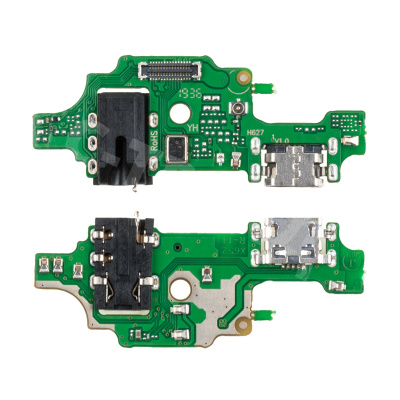 Шлейф для Tecno Camon 15 (CD7) плата на системный разъем/разъем гарнитуры/микрофон