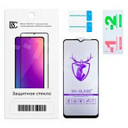 Защитное стекло "Премиум" для Samsung Galaxy A03 (A035F) Черный