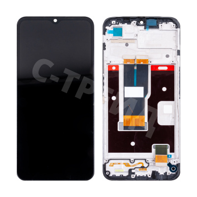 Дисплей для Realme C31 (RMX3501) модуль с рамкой Черный - OR