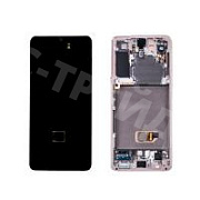 Дисплей для Samsung Galaxy S21 (G991B) модуль с рамкой Фиолетовый - OR (SP)