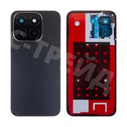 Задняя крышка для Huawei Honor X6c (NIC-LX1/NIC-LX2/NIC-LX3) Черный - Премиум