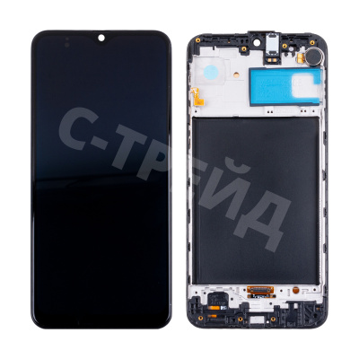 Дисплей для Samsung Galaxy M31 (M315F) модуль с рамкой Черный - (OLED)