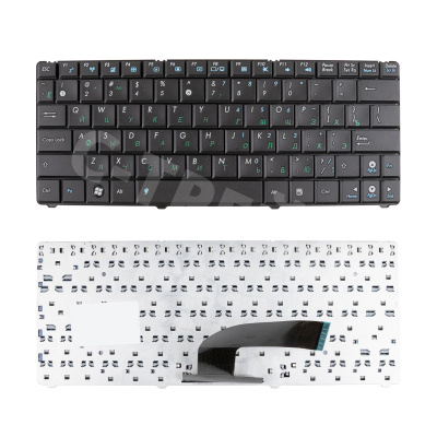 Клавиатура для ноутбука Asus N10/N10E/N10J/Eee PC 1101/1101HA Черный