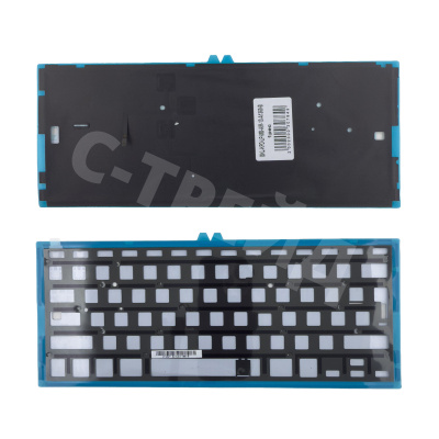 Подсветка клавиатуры для ноутбука MacBook Air 13" A1369/A1466 (2011-2017, Г-образный Enter RU) Черный