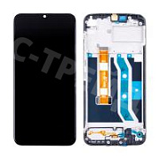 Дисплей для Realme C21Y (RMX3263) модуль с рамкой Черный - OR