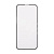 Защитное стекло "Матовое" для iPhone 13/13 Pro/14/16e/17e Черный (Закалённое, полное покрытие)
