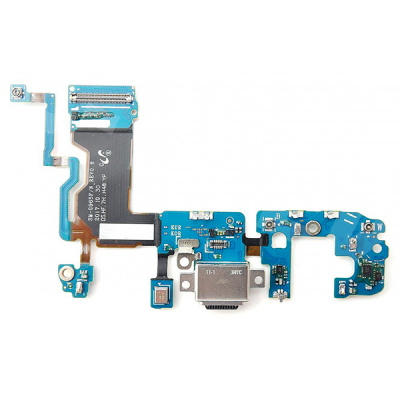 Шлейф для Samsung Galaxy S9+ (G965F) плата на системный разъем/микрофон