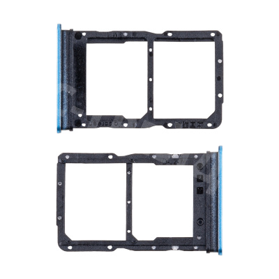 Держатель SIM для Huawei Honor X8a 4G/90 Lite (CRT-LX1/CRT-NX1) Голубой