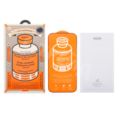 Защитное стекло Remax Medicine Glass GL-83 для iPhone 17 Pro Max (сверхпрочное) Черный