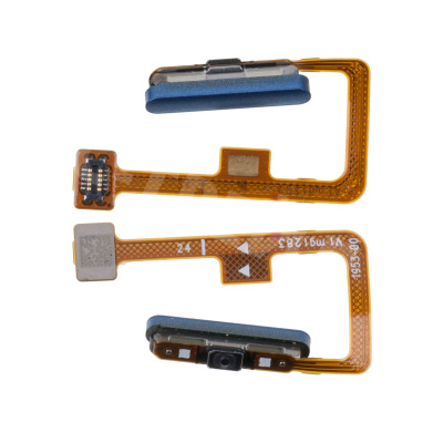 Шлейф для Xiaomi 11 Lite 5G NE (2109119DG) сканер отпечатка пальцев Голубой