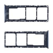 Держатель SIM для Infinix Hot 11 Play (X688B) Черный