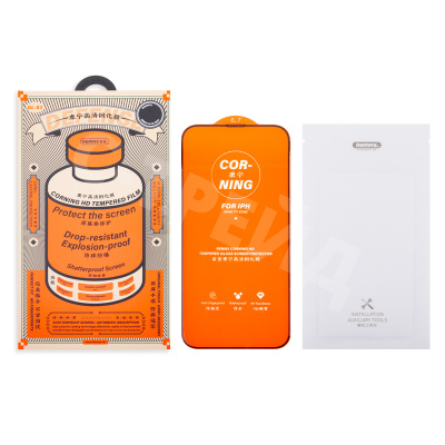 Защитное стекло Remax Medicine Glass GL-83 для iPhone 13 Pro Max/14 Plus (сверхпрочное) Черный