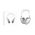Беспроводные наушники Bluetooth Hoco W58 (накладные, активное шумоподавление)  Серебро