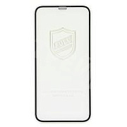 Защитное стекло "Тонкое" для iPhone Xr/11 Черный (Полное покрытие 0,25 мм)