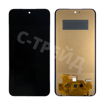 Дисплей для Samsung Galaxy A55 5G (A556E) в сборе с тачскрином Черный - (In-Cell)