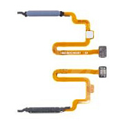 Шлейф для Xiaomi Poco M4 Pro 5G (21091116AG) сканер отпечатка пальцев Черный