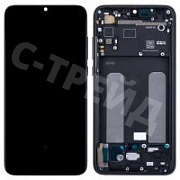 Дисплей для Xiaomi Mi 9 Lite (M1904F3BG) модуль с рамкой Черный - OR (SP)