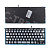Подсветка клавиатуры для ноутбука MacBook Pro 13" A1425 (2012-2013, Г-образный Enter RU) Черный
