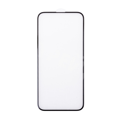 Защитное стекло "Премиум" для iPhone 15 Pro Черный (Закалённое+, полное покрытие)