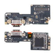Шлейф для Xiaomi Poco X7 (24095PCADG) плата системный разъем/разъем SIM/микрофон - Премиум