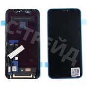 Дисплей для iPhone 11 (A2221) в сборе с тачскрином Черный - OR100 (Снятый, без ремонта)