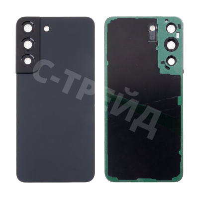Задняя крышка для Samsung Galaxy S22 (S901B) Черный - Премиум