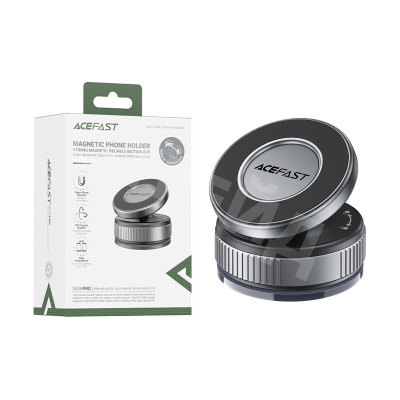 Автомобильный держатель Acefast E27 (магнитный, на приборную панель) Серый