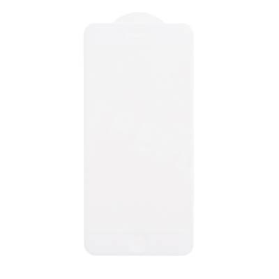 Защитное стекло "Матовое" для iPhone 7/8/SE (2020) Белый (Закалённое, полное покрытие)