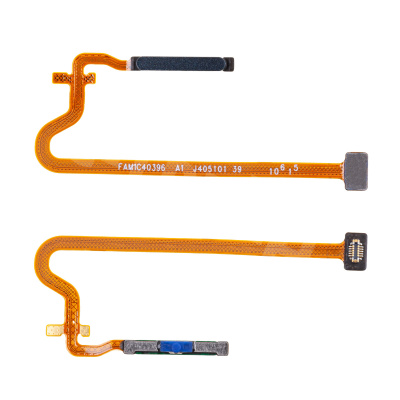 Шлейф для Realme C51/Note 50 (RMX3830/RMX3834) сканер отпечатка пальцев Черный