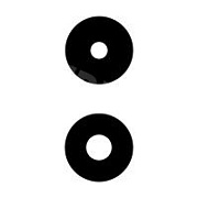 Стекло камеры для Realme 10 4G (RMX3630) (комплект 2 шт.) Черный