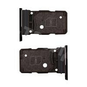 Держатель SIM для Samsung Galaxy S21+ (G996B) Черный