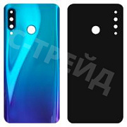 Задняя крышка для Huawei P30 Lite (MAR-LX1M) (24MP) Синий - Премиум