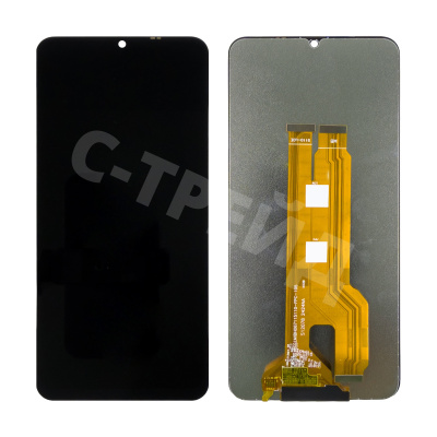 Дисплей для Realme C61 (RMX3930) в сборе с тачскрином Черный - Оптима