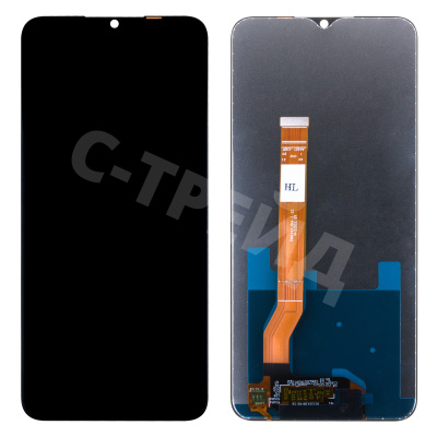 Дисплей для Realme C35 (RMX3511) в сборе с тачскрином Черный - Оптима