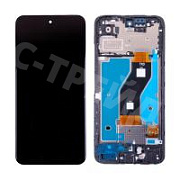 Дисплей для Tecno Spark Go 2 (KM4) модуль с рамкой Черный - OR