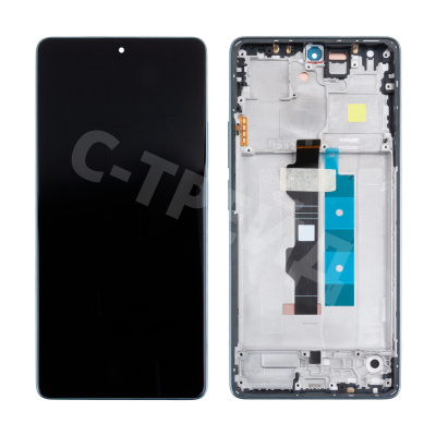 Дисплей для Xiaomi Redmi Note 13 Pro 4G (23117RA68G) модуль с рамкой Зеленый - OR (SP)