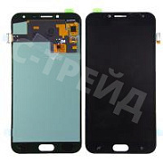 Дисплей для Samsung Galaxy J4 2018 (J400F) в сборе с тачскрином Черный - (OLED)