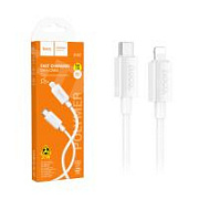 Кабель Type-C - Lightning Hoco X107 (3A, 27W, PD) Белый