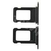 Держатель SIM для iPhone 12 Pro/12 Pro Max (A2407/A2411) Черный