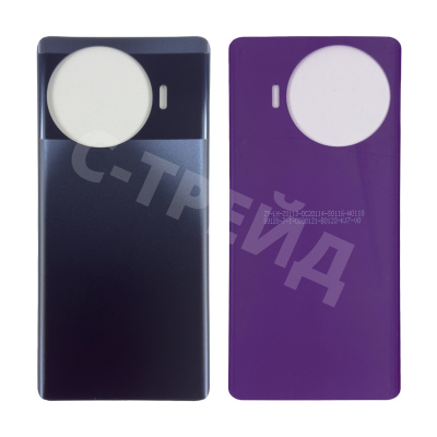 Задняя крышка для Tecno Spark 20 Pro+ (KJ7) Черный - Премиум