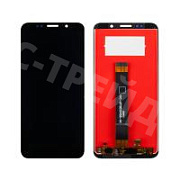 Дисплей для Huawei Y5 2018/Y5 Prime 2018/Y5 Lite 2018/Honor 7A/TP-LINK Neffos C9A (DUA-L22/DRA-L21/DRA-LX2/DRA-LX5) в сборе с тачскрином Черный - Оптима