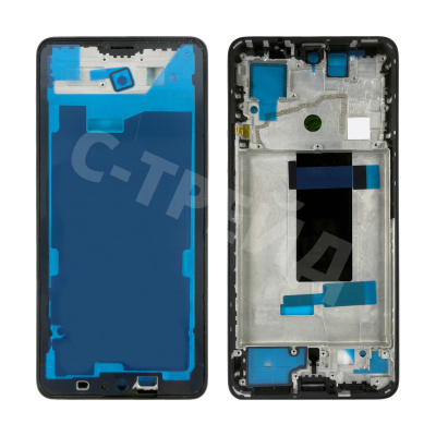 Рамка дисплея для Xiaomi Poco X6 5G/Redmi Note 13 Pro 5G (23122PCD1G/2312DRA50C/2312CRAD3C/2312DRA50G/2312DRA50I) Черный (возможен дефект ЛКП)