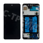 Дисплей для Samsung Galaxy A51 (A515F) модуль с рамкой Черный - (In-Cell) - Премиум