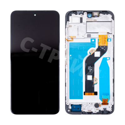 Дисплей для Infinix Hot 30 Play (X6835B) модуль с рамкой Черный - OR