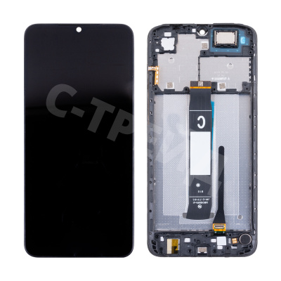 Дисплей для Xiaomi Redmi A2+ (23028RNCAG) модуль с рамкой Черный - OR