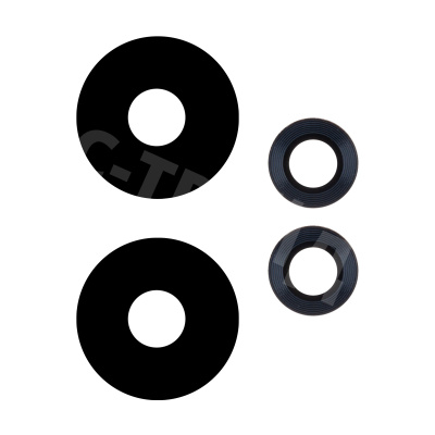 Стекло камеры для Infinix Note 30 4G (X6833B/X6716B) (комплект 4 шт.) Черный