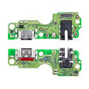 Шлейф для Infinix Hot 30i/Itel S23 (X669D/S665L) плата на системный разъем/разъем гарнитуры/микрофон - Премиум