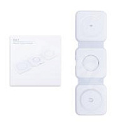 Беспроводное зарядное устройство 3 в 1 (для смартфона + гарнитуры + iWatch, MagSafe) Белый
