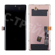 Дисплей для Google Pixel 6 Pro (GLUOG/G8VOU/GF5KQ) в сборе с тачскрином Черный - (OLED)