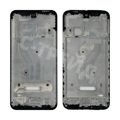 Рамка дисплея для Tecno Spark 30C 4G (KL5n) Черный (возможен дефект ЛКП)